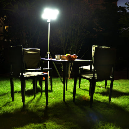 TRU De-LIGHT WHITENIGHT Multipurpose Solar/AC/DC Light – Garden & Camping with Tripod & Carry Bag