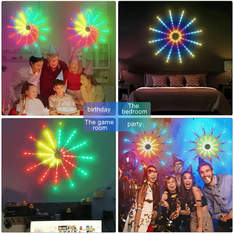 Smart Fireworks Light Show – Sync to Music via App, No Fireworks Needed!