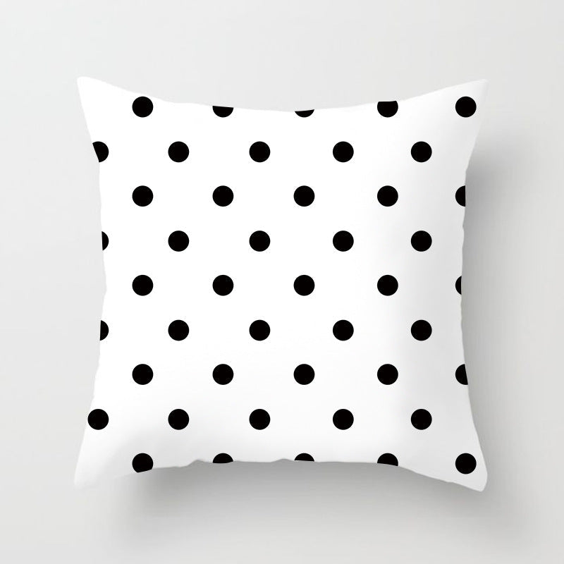 Housse de coussin de canapé abstraite géométrique moderne pour articles ménagers automobiles