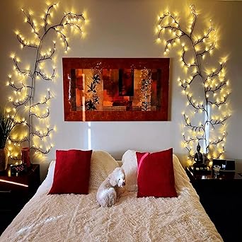 Willow Vine LED String Light | Decorative Hanging Branch Lamp for Wall Decor