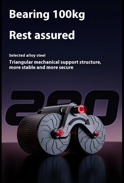 Automatic Rebound Abdominal Wheel – Self-Returning Ab Roller for Core Strength & Fitness Training