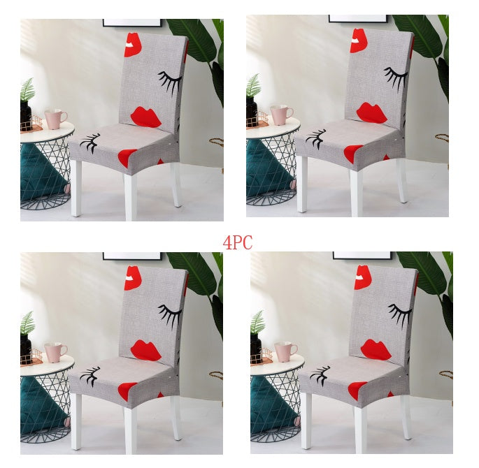 Funda de silla para el hogar, funda de silla de hotel, funda de silla para paquete, funda de silla elástica siamesa, funda de silla de oficina para ordenador