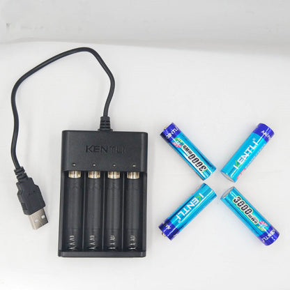 USB charger for rechargeable lithium battery