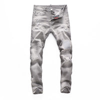 Grey Hong Kong Feng Shui Wash Slag Men's Jeans