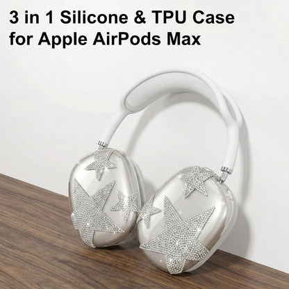Ear Cover Three Piece Set, Shining Rhinestone Five-Pointed Star, Personality Fas