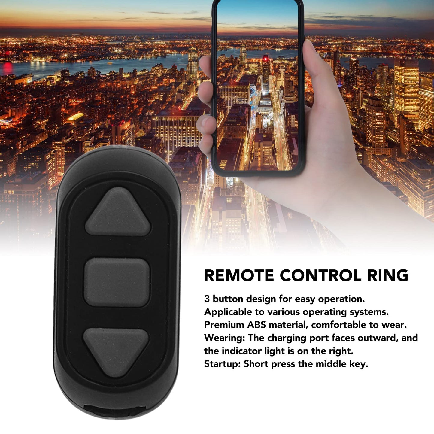 Remote Control Page Turner Tiktok Remote Scrolling Ring