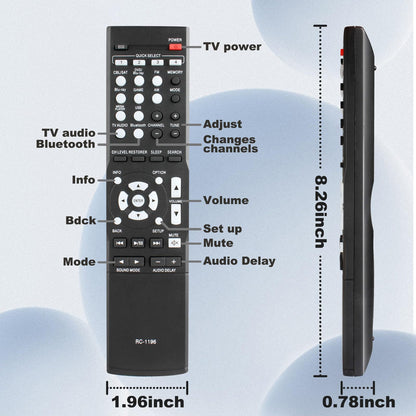 Remote Control Denon Av Receiver Avr-S500Bt Avr-S510Bt Avr-X520Bt Avr-X510Bt