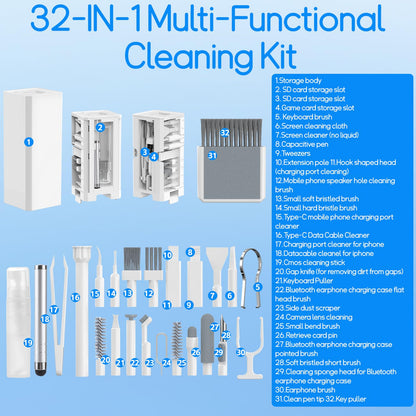 Kit Laptop Cleaner, All-In-1 Multi-Function Electronic Cleaner Kit, Screen Spray