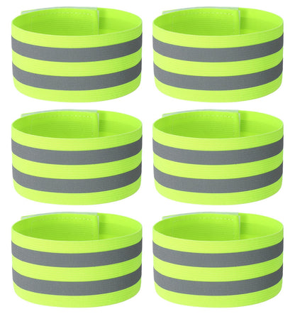 Reflective Arm Bands For Runners, Reflective Arm Bands For Night Walking Adjusta