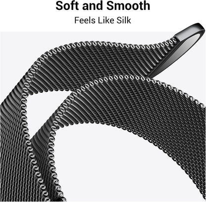 Milanese Loop Apple Watch Bands 49Mm 46Mm 45Mm 44Mm 42Mm 38/40/41Mm Men Women；Me