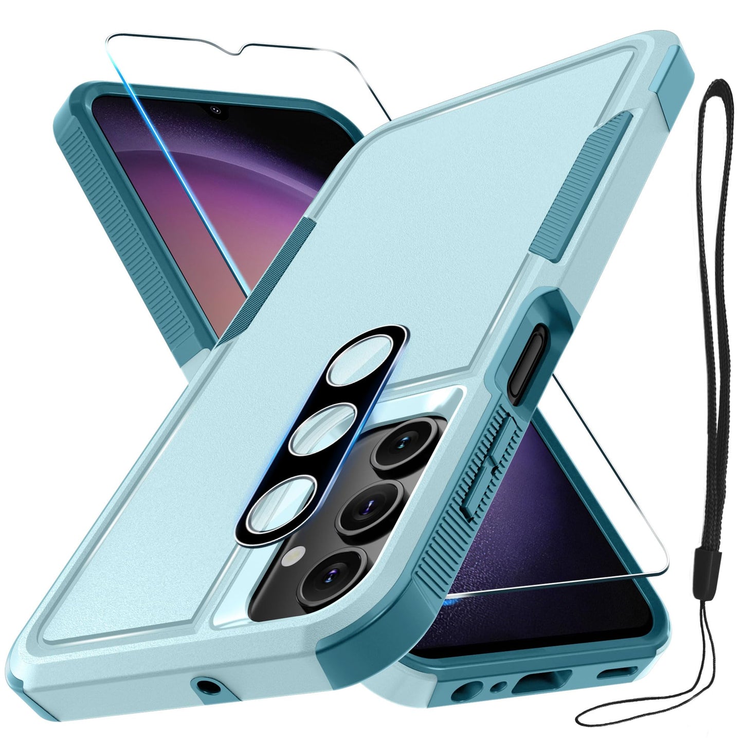 Samsung Galaxy A15 5G Heavy Duty Rugged Case - Full Body Shockproof Protective Cover