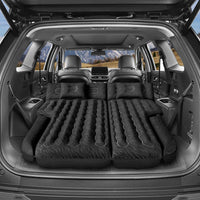 DikaSun 63in Extended SUV Mattress — Quick Inflate, Includes Pump & 2 Pillows,Black