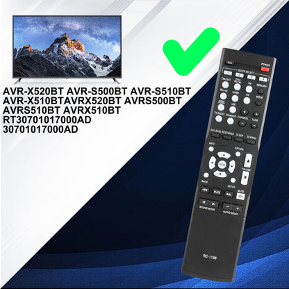Remote Control Denon Av Receiver Avr-S500Bt Avr-S510Bt Avr-X520Bt Avr-X510Bt