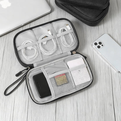 Cable Organizer Bag — Portable Storage Box for Power Bank, Charging Cables & USB