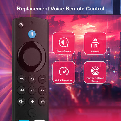 Amazon Fire TV Stick Remote Control - Compatible with 2nd Gen 3rd Gen Lite 4K Max Cube HD