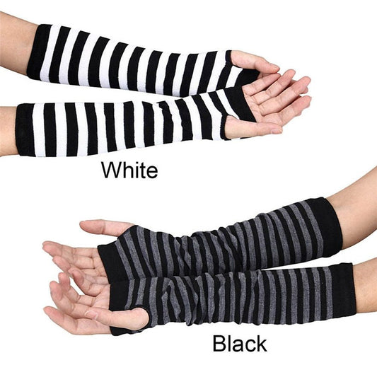 Manchons tricotés sans doigts