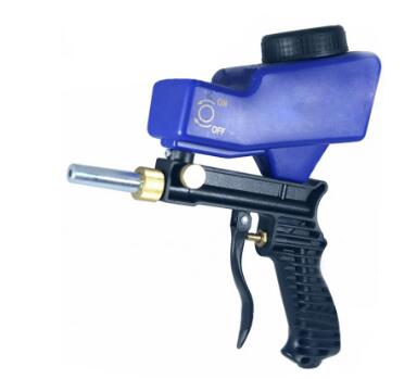 Pistola de chorro de arena de gravedad portátil, juego de chorro de arena neumático, pequeño dispositivo de chorro de arena para óxido, máquina de chorro de arena