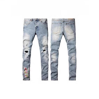 High Street Jeans Black Slim Fit Stretch Skinny Men