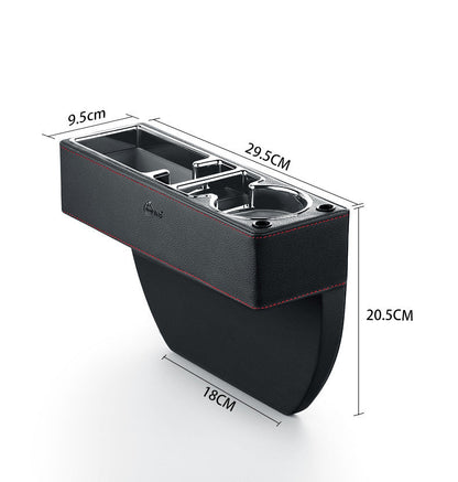 Caja de almacenamiento para el coche, abrazadera de asiento, caja de almacenamiento para el hueco