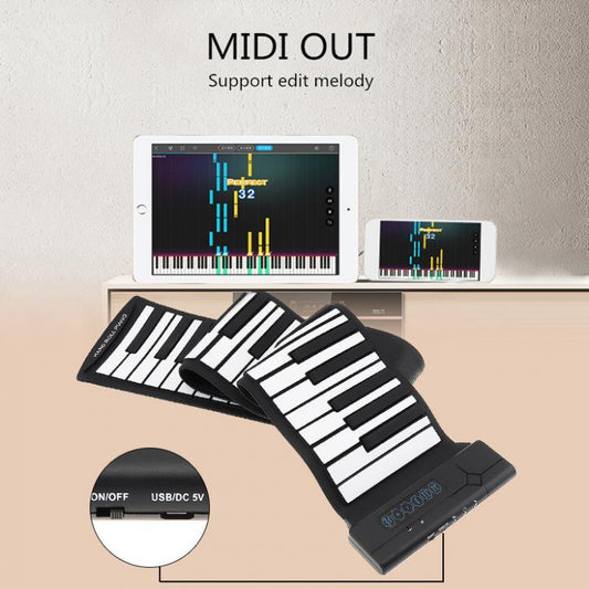 Piano enroulable portable 88 touches Son instrument de musique pur