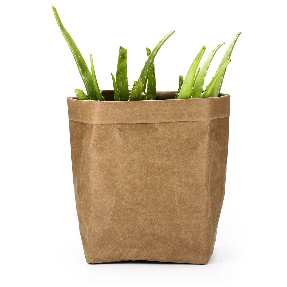 Soporte para macetas de papel kraft lavable