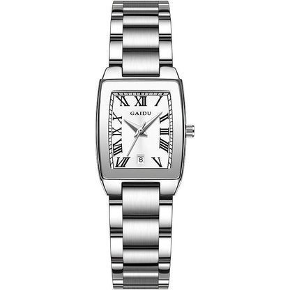 Special Interest Light Luxury Vintage Wine Bucket Waterproof Women's Watch