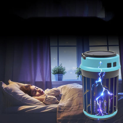 Lampe solaire rechargeable à LED anti-moustiques