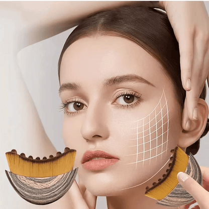 Glow Master Face Brush Deep Cleansing & Contour Tool