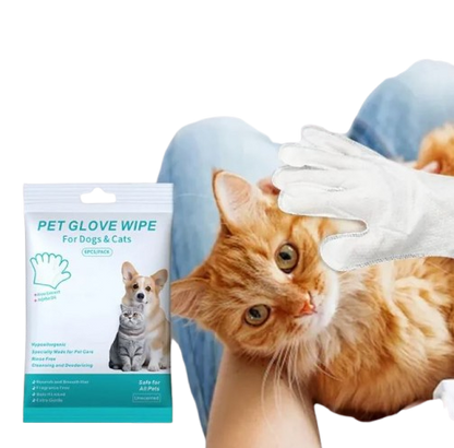 Pet Cleaning Gloves & Wipes – Gentle Grooming & Hygiene Kit for Dogs & Cats