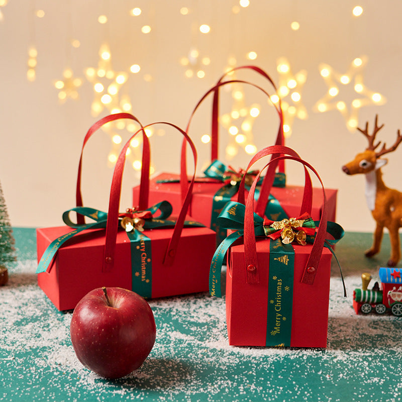 Emballage Boîte Cadeau de Noël Fruits de la Veille de Noël