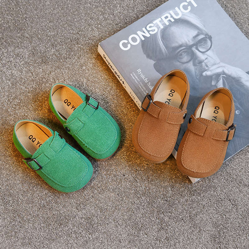 Zapatos de velcro para niños estilo gorro poco profundo, zapatos de princesa estilo occidental diario para niñas