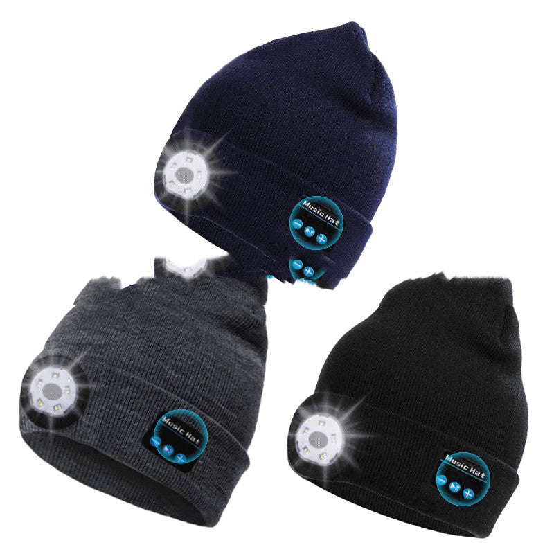 Bluetooth Headset Hat Led Apparel