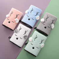High Density Coral Fleece Absorbent Cute Bath Towel