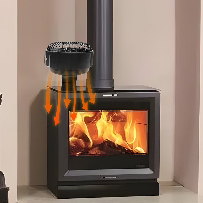 Ventilateur de cheminée thermique minimaliste pour la maison