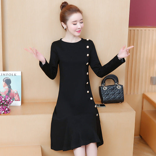 Robe pull tricotée grandes tailles pour femmes, style célébrité, dissimule les rondeurs et affine la silhouette