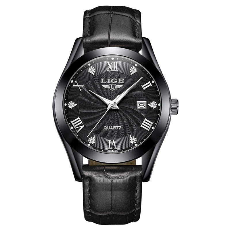 Middle-aged And Elderly Men's Watch Fashionable Simple Waterproof