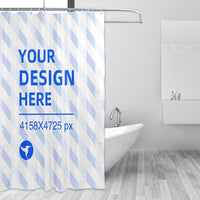 Create Your Own 66x72in Waterproof Quick Dry Bathroom Shower Curtain