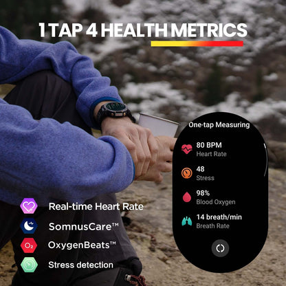 Montre intelligente Amazfit T Rex 2, importation d'itinéraire bi-bande T Rex 2, 150 modes sportifs intégrés