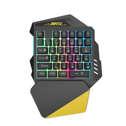 Clavier Bluetooth sans fil avec assistance de jeu automatique Android universel