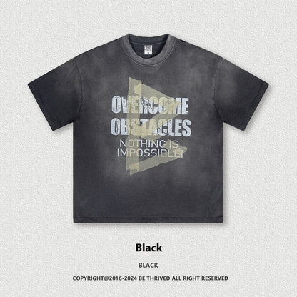 Loose Washed T-shirt For Men