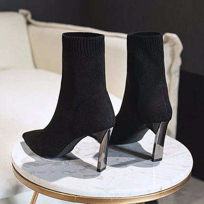 Pointed Toe Boots Women Shoes