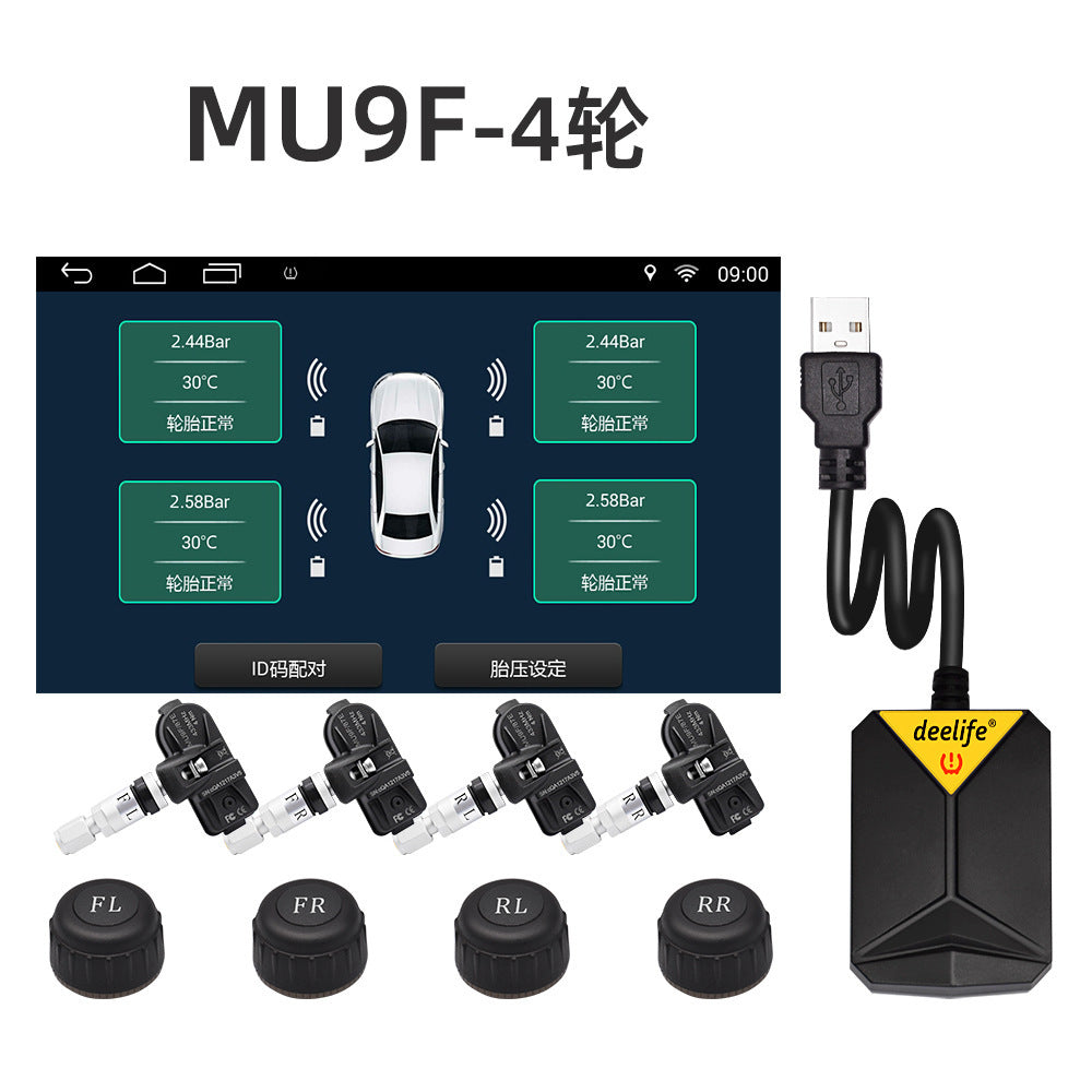 Monitor de presión de neumáticos Android para coche