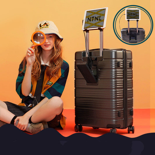 Valise à roulettes universelles pour homme avec mot de passe