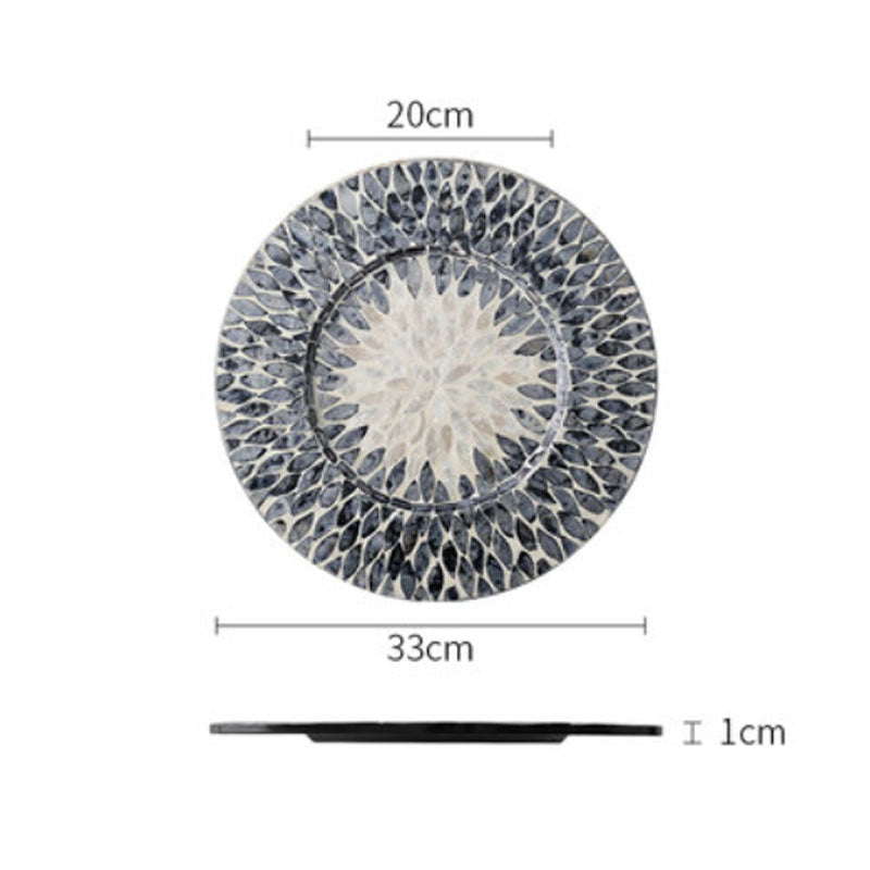 Napperon isolant américain fait à la main en forme de coquillage