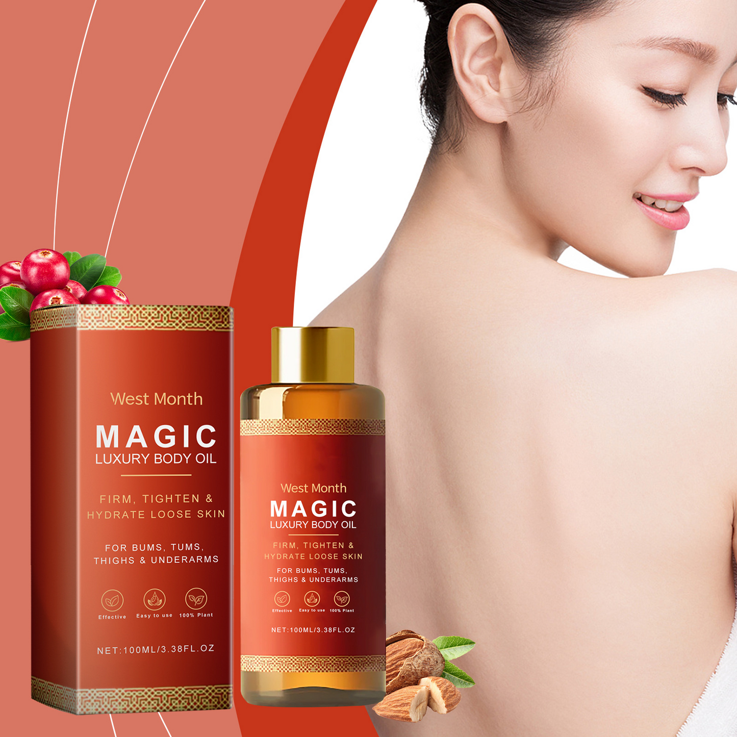 Soothing Body Oil – Natural Oil Blend for Deep Hydration, Skin Calming & Radiant Glow