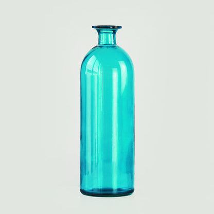 Mouth Glass Vase Clear Blue Simple Nordic Inserted Vase