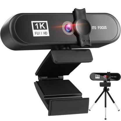 Cámara de computadora con enfoque automático 4K Beauty, cámara web USB en vivo en red