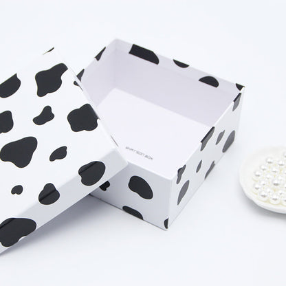 Spotted cow gift box wrapping paper