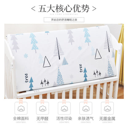 Baby's bed cotton bed sheet baby's mother and baby's products ins children's cartoon bed cover