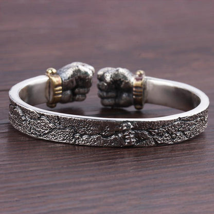 Men's Personality With Powerful Silver Bracelets